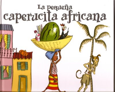 Foto da capa do livro La Pequena Caperucita Africana