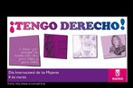 Detalhe de um cartaz produzido pela Comunidad de Madrid por ocasio do Dia Interncaional das Mulheres, cujo slogan  "Tenho direitos". Palavras-chave: Mulher. Mujer. Objeto. Gnero. Sexismo. Diversidade. Publicidade.