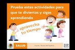 Flder com sugesto de atividades que as crianas podem realizar enquanto as aulas no recomeam. Este flder est dividido em 6 partes para que a visualizao seja melhor. Palavras-chave: Gripe, H1N1. Pandemia. Atividades. Mxico. Escola. Folder.