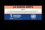 Detalhe de flder da Organizao Panamericana da Sade, com informaes sobre os cuidados pessoais a serem adotados para prevenir a gripe H1N1. Palavras-chave: Gripe. H1N1. Escola. Flder. Organizao Panamericana da Sade.