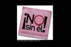 Imagem de um envelope de preservativo com a seguinte frase "No sin l! Palavras-chave: Preservativo. Preveno. AIDS. SIDA. Embarazo. Publicidad.