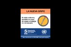 Detalhe de flder da Organizao Panamericana da Sade, com informaes sobre os cuidados pessoais a serem adotados para prevenir a gripe H1N1. Palavras-chave: Gripe. H1N1. Escola. Flder. Organizao Panamericana da Sade.