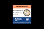 Detalhe de flder da Organizao Panamericana da Sade, com informaes sobre os cuidados pessoais a serem adotados para prevenir a gripe H1N1. Palavras-chave: Gripe. H1N1. Escola. Flder. Organizao Panamericana da Sade.