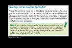 Texto com informaes sobre como proceder ao lavar a roupa. Palavras-chave: Ropa. Lavado. Instruo. Imperativo.