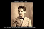 Foto de poeta espanhol Frederico Garca Lorca quando era jovem. Palavras-chave: Lorca. Gerao de 28. Literatura.