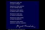 Poema de Miguel Hernndez, poeta e dramaturgo espanhol pertencente  Gerao de 27. Sua obra foi marcada por um claro compromisso poltico com os mais pobres. Palavras-chave: Miguel Hernndez, poesia, Gerao de 27.