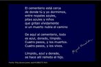 Poema de Miguel Hernndez, poeta e dramaturgo espanhol pertencente  Gerao de 27. Sua obra foi marcada por um claro compromisso poltico com os mais pobres. Palavras-chave: Miguel Hernndez, poesia, Gerao de 27.