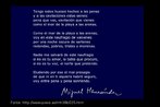 Poema de Miguel Hernndez, poeta e dramaturgo espanhol pertencente  Gerao de 27. Sua obra foi marcada por um claro compromisso poltico com os mais pobres. Palavras-chave: Miguel Hernndez, poesia, Gerao de 27.