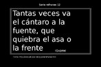 Entre parntesis van la parte (I o II), el captulo (C), la pgina (p) y la lnea (.) en que aparecen estos refranes en la edicin original de la obra, de Quijote. Palavras-chave: Quijote. Refrn. Folhas. Sabidura popular.