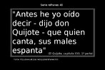 Entre parntesis van la parte (I o II), el captulo (C), la pgina (p) y la lnea (.) en que aparecen estos refranes en la edicin original de la obra, de Quijote. Palavras-chave: Quijote. Refrn. Folhas. Sabidura popular.