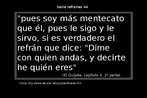 Entre parntesis van la parte (I o II), el captulo (C), la pgina (p) y la lnea (.) en que aparecen estos refranes en la edicin original de la obra, de Quijote. Palavras-chave: Quijote. Refrn. Folhas. Sabidura popular.