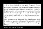 Esta  uma das 36 imagens produzidas a partir do livro "Gotta y sus amigas en una aventura circular", desenvolvido por EducaMadrid, com o objetivo de trabalhar conceitos, como: ciclo hidrolgico, uso energtico, agrcola e domstico da gua e seus principais impactos.  As imagens esto organizadas por nmeros, de acordo com as pginas, como, por exemplo, a pgina 2. Existe uma pgina do livro nomeada de gota 2, em seguida gota 2.1 e gota 2.2, o que, na verdade,  a imagem somente do texto que aparece nesta pgina.  A histria relata a aventura de 5 gotas de gua durante o ciclo da gua. A protagonista Gotta e suas 4 amigas se separam no alto da montanha. Cada uma ter uma experincia diferente, que ser compartilhada quando elas se encontrarem no mar.  Fonte: Educamadrid. Palavras-chave: gua. Leitura. Interculturalidade. Discurso.