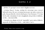 Esta  uma das 36 imagens produzidas a partir do livro "Gotta y sus amigas en una aventura circular", desenvolvido por EducaMadrid, com o objetivo de trabalhar conceitos, como: ciclo hidrolgico, uso energtico, agrcola e domstico da gua e seus principais impactos.  As imagens esto organizadas por nmeros, de acordo com as pginas, como, por exemplo, a pgina 2. H uma pgina do livro nomeada de gota 2, em seguida gota 2.1 e gota 2.2 que, na verdade,  a imagem somente do texto que aparece nesta pgina.  A histria relata a aventura de 5 gotas de gua durante o ciclo da gua. A protagonista Gotta e suas 4 amigas se separam no alto da montanha. Cada uma ter uma experincia diferente que ser compartilhada quando elas se encontrarem no mar.  Fonte: Educamadrid. Palavras-chave: gua. Leitura. Interculturalidade. Discurso.