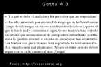 Esta  uma das 36 imagens produzidas a partir do livro "Gotta y sus amigas en una aventura circular", desenvolvido por EducaMadrid, com o objetivo de trabalhar conceitos, como: ciclo hidrolgico, uso energtico, agrcola e domstico da gua e seus principais impactos.  As imagens esto organizadas por nmeros, de acordo com as pginas, como, por exemplo, a pgina 2. H uma pgina do livro nomeada de gota 2, em seguida gota 2.1 e gota 2.2 que, na verdade,  a imagem somente do texto que aparece nesta pgina.  A histria relata a aventura de 5 gotas de gua durante o ciclo da gua. A protagonista Gotta e suas 4 amigas se separam no alto da montanha. Cada uma ter uma experincia diferente que ser compartilhada quando elas se encontrarem no mar.  Fonte: Educamadrid  . Palavras-chave: gua. Leitura. Interculturalidade. Discurso.