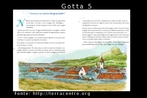 Esta  uma das 36 imagens produzidas a partir do livro "Gotta y sus amigas en una aventura circular", desenvolvido por EducaMadrid, com o objetivo de trabalhar conceitos, como: ciclo hidrolgico, uso energtico, agrcola e domstico da gua e seus principais impactos.  As imagens esto organizadas por nmeros, de acordo com as pginas, como, por exemplo, a pgina 2. H uma pgina do livro nomeada de gota 2, em seguida gota 2.1 e gota 2.2 que, na verdade,  a imagem somente do texto que aparece nesta pgina.  A histria relata a aventura de 5 gotas de gua durante o ciclo da gua. A protagonista Gotta e suas 4 amigas se separam no alto da montanha. Cada uma ter uma experincia diferente que ser compartilhada quando elas se encontrarem no mar.  Fonte: Educamadrid.  . Palavras-chave: gua. Leitura. Interculturalidade. Discurso.