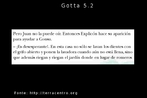 Esta  uma das 36 imagens produzidas a partir do livro "Gotta y sus amigas en una aventura circular", desenvolvido por EducaMadrid, com o objetivo de trabalhar conceitos, como: ciclo hidrolgico, uso energtico, agrcola e domstico da gua e seus principais impactos. As imagens esto organizadas por nmeros, de acordo com as pginas, como, por exemplo, a pgina 2. H uma pgina do livro nomeada de gota 2, em seguida gota 2.1 e gota 2.2 que, na verdade,  a imagem somente do texto que aparece nesta pgina. A histria relata a aventura de 5 gotas de gua durante o ciclo da gua. A protagonista Gotta e suas 4 amigas se separam no alto da montanha. Cada uma ter uma experincia diferente que ser compartilhada quando elas se encontrarem no mar. Fonte: Educamadrid. Palavras-chave: gua. Leitura. Interculturalidade. Discurso.