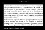 Esta  uma das 36 imagens produzidas a partir do livro "Gotta y sus amigas en una aventura circular", desenvolvido por EducaMadrid, com o objetivo de trabalhar conceitos, como: ciclo hidrolgico, uso energtico, agrcola e domstico da gua e seus principais impactos. As imagens esto organizadas por nmeros, de acordo com as pginas, como, por exemplo, a pgina 2. H uma pgina do livro nomeada de gota 2, em seguida gota 2.1 e gota 2.2 que, na verdade,  a imagem somente do texto que aparece nesta pgina. A histria relata a aventura de 5 gotas de gua durante o ciclo da gua. A protagonista Gotta e suas 4 amigas se separam no alto da montanha. Cada uma ter uma experincia diferente que ser compartilhada quando elas se encontrarem no mar. Fonte: Educamadrid. Palavras-chave: gua. Leitura. Interculturalidade. Ddiscurso.