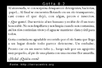 Esta  uma das 36 imagens produzidas a partir do livro "Gotta y sus amigas en una aventura circular", desenvolvido por EducaMadrid, com o objetivo de trabalhar conceitos, como: ciclo hidrolgico, uso energtico, agrcola e domstico da gua e seus principais impactos. As imagens esto organizadas por nmeros, de acordo com as pginas, como, por exemplo, a pgina 2. H uma pgina do livro nomeada de gota 2, em seguida gota 2.1 e gota 2.2 que, na verdade,  a imagem somente do texto que aparece nesta pgina. A histria relata a aventura de 5 gotas de gua durante o ciclo da gua. A protagonista Gotta e suas 4 amigas se separam no alto da montanha. Cada uma ter uma experincia diferente que ser compartilhada quando elas se encontrarem no mar. Fonte: Educamadrid Palavras-chave: gua. Leitura. Interculturalidade. Discurso.