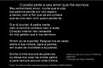 Versos pertencentes a "Poemas Esparsos", de Frederico Garca Lorca, traduzido por Oscar Mendes. Palavras-chave: Garca Lorca. Poemas Esparsos. literatura.