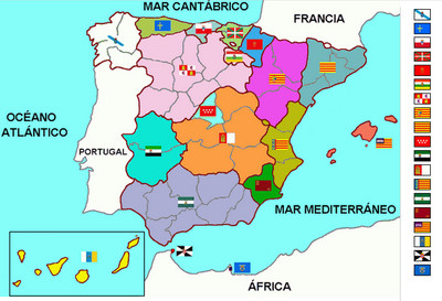 Bandeiras comunidades autônomas da Espanha Quiz