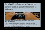 Notcia publicada no peridico 20minutos.es, no dia 10 de novembro de 2008, a respeito da dependncia das crianas  Internet. Palavras-chave: 20 minutos. Jornal. Adiccin. Dependncia. Notcia. 