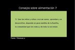 Consejos sobre la alimentacin 7