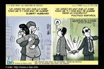 Charge do cartunista espanhol Faro sobre a troca de favores entre os polticos Palavras-chave: Poltica. Amizades. Interesses. Charge.