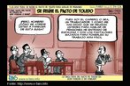 Charge do cartunista espanhol Faro sobre as relaes trabalhistas. Palavras-chave: Espanha. Relaes trabalhistas. Pensionista. Charge.