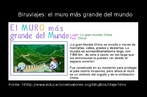 Biruviajes: el muro ms grande del mundo