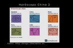 Nesta imagem esto seis dos doze animais que do Horscopo Chins. Serpiente, cabra, mono, perro, gallo y cerdo.  Palavras-chave: Animais. Horscopo. Chins. Astrologia. Zodaco.