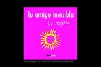 Capa de um livro cujo ttulo  "Tu amigo invisible te regala" Palavras-chave: Amigo Invisible. Reaglo. Navidad. Texto do ms.