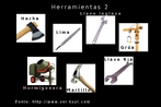 Imagem, com gravura, de algumas ferramentas. Palavras-chave: Instrumento. Ferramenta. Trabalho. Artesanato. Bricolagem, Lxico. Vocabulrio.