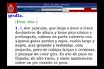 Definio do substantivo grulla de acordo com o dicionrio da Real Academia Espanhola. Palavras-chave: Mil grullas por Japn. Notcia. Grulla. Texto do ms. RAE. 