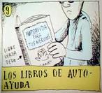 Charge sobre os livros de auto-ajuda. Debates a partir da necessidade e da expansso desse tipo de literatura so oportunizados a partir dessa imagem. Palavras-chave: Auto-ajuda. Literatura. Crtica. Mercado.