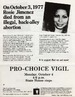 Pro-abortion pamphlet