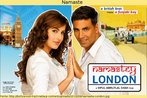 Cartaz de divulgao do filme Namastey London, sucesso no cinema bollywoodiano (indiano). Palavras-chave: Katrina Kaif. Akshay Kumar. Comdia. Interculturalidade. Arte.