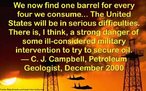 Against war for oil