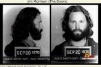 Captura de tela do documentrio "Sexual Revolution", em que se v uma "mug shot" (foto de priso) do cantor da banda The Doors, acusado de atentado violento ao pudor durante um show em 1970. Palavras-chave: Cantor. Msica. Polmica. Data. Ms. Polcia.