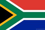  Bandeira da África do Sul, mostrando as cores dos povos representados após a queda do apartheid.  Palavras-chave: bandeira, África, sul, sociedade, interdiscurso, gêneros textuais, interculturalidade.