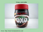 Foto de um pote de gravy, molho para carne e que pode ser feito de carne ou de vegetais. Palavras-chave: Culinria. Alimento. Gastronomia. Gravy. Molho. Interculturalidade.