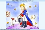 The little prince and his rose