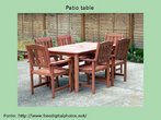 Patio table