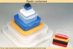 Plastic containers