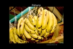 Imagem de bananas, alimento de alto valor energtico, consumida tanto no Brasil, quanto em outros pases. A unidade 5 do LDP est relacionada  alimentao. Palavras-chave: Pltano. Banana. Fruta. Comida. Alimento.