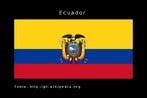 Bandeira do Equador. La bandera del Ecuador consiste en bandas horizontales de color amarillo (doble ancho), azul y rojo, fue adoptado por primera vez el 26 de septiembre de 1860. El diseo de la bandera actual fue concluido en 1900 con el escudo de armas en el centro. Antes de usar la tricolor amarillo, azul y rojo, en Ecuador se utilizaban banderas blancas y azules que contenan estrellas por cada provincia del pas. Fonte: http://pt.wikipedia.org Palavras-chave: Texto no verbal. Smbolos. Cores. Significado. Interdiscurso. Ideologia. Patriotismo. Bandeira.
