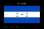 A bandeira de Honduras foi adotada em 9 de janeiro de 1866. Ela  baseada na bandeira dos Estados Unidos da Amrica Central, pas hoje extinto. A bandeira contm trs faixas iguais horizontais: duas azuis, que representam o Oceano Pacfico e o Mar do Caribe. As cinco estrelas azuis arranjadas em formato de X centralizadas na faixa branca representam as cinco naes do antigo pas que reunia El Salvador, Costa Rica, Nicargua, Honduras e Guatemala, os Estados Unidos da Amrica Central, com a esperana de que estas naes possam formar uma unio novamente. Fonte: http://pt.wikipedia.org Palavras-chave: Texto no verbal. Smbolos. Cores. Significado. Interdiscurso. Ideologia. Patriotismo. Bandeira.