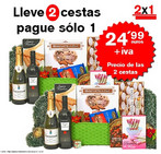 Imagem de uma oferta de cesta de natal, com preo e outras informaes de compra. Palavras-chave: Cesta de natal. Descrio. Cultura. Comrcio. Oferta. Nmeros. Preo. Moeda. Euro.