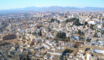 Foto da cidade de Granada e parte de Serra Nevada. Palavras-chave: Atraes tursticas. Serra Nevada. Espanha. Paisagem. Urbano.