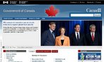 Pgina do governo do Canad  http://www.canada.gc.ca/home.html